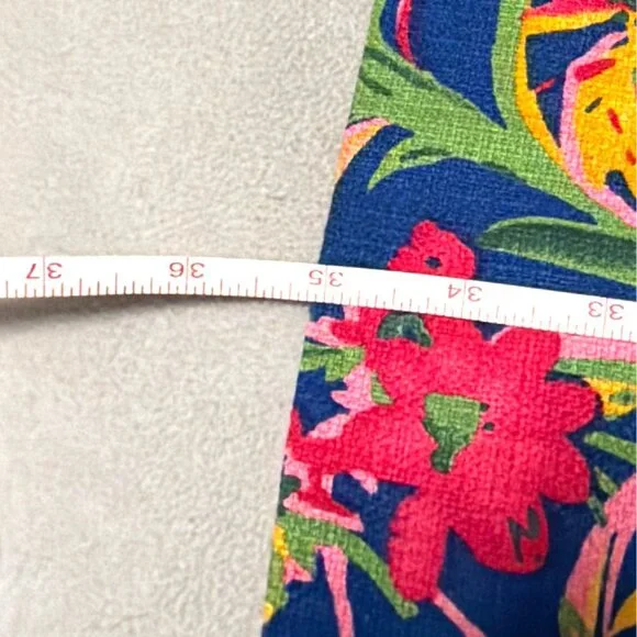 J. Crew Womens Floral Sleeveless Fit & Flare Dress Size 4 Blue Multi-Color - Picture 6 of 6